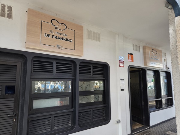 Cartel del restaurante El Rincón de Frankino